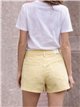 Shorts vaqueros amarillos