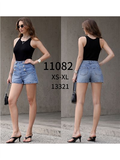 Shorts vaqueros botones marineros 2