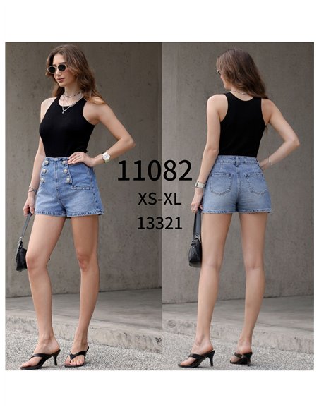 Shorts vaqueros botones marineros