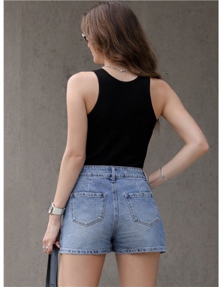 Shorts vaqueros botones marineros