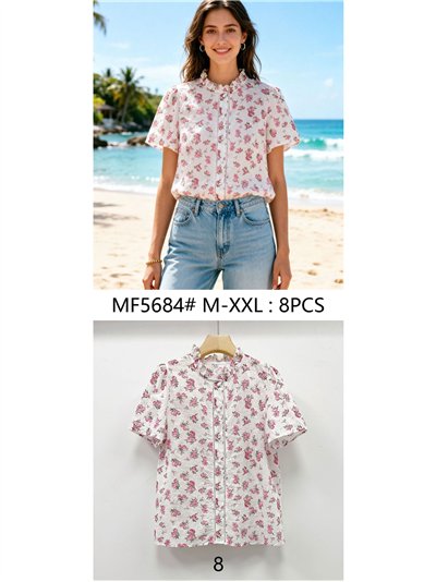Blusa floral romántica 2