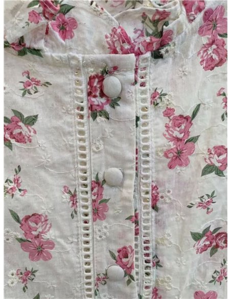 Blusa floral romántica