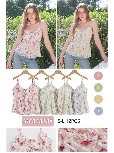 Top floral con volante 2