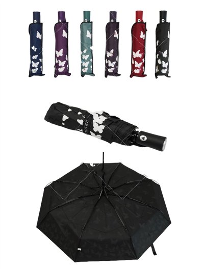 Paraguas plegable automático de mariposas mágicas 2