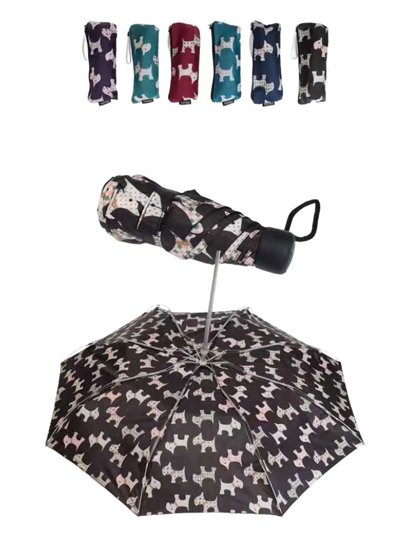 Paraguas plegable estampado perros 2