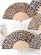 Abanico madera leopardo clásico