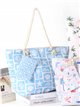 Tropical holiday beach tote