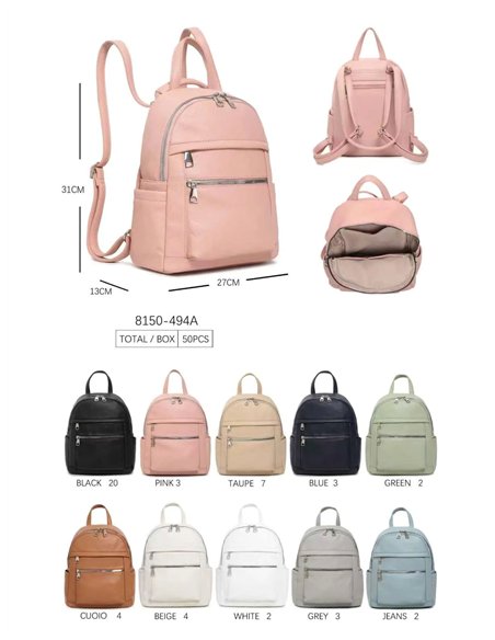 Compact city backpack