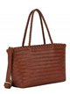 Bolso shopper trenzado mediano