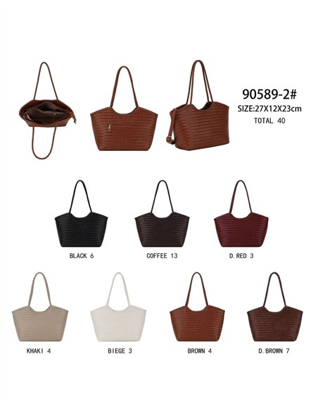 Bolso shopper trenzado