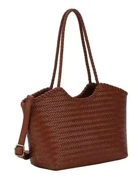 Bolso shopper trenzado