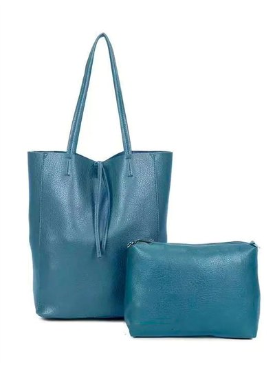 Bolso shopper minimal con neceser 2