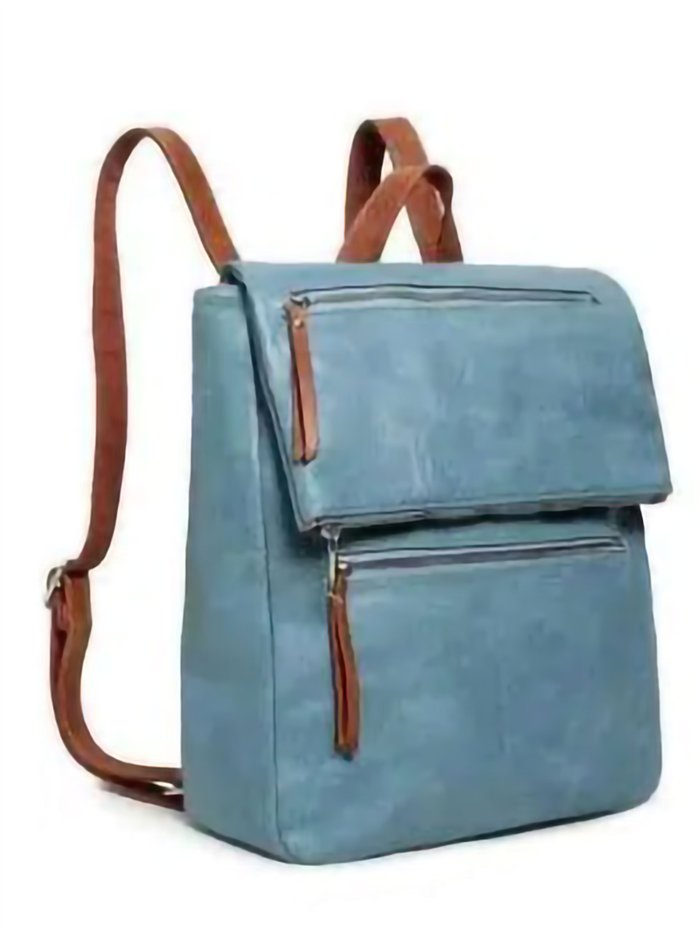 Mochila casual con solapa