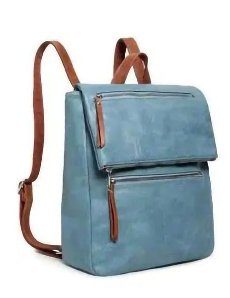 Mochila casual con solapa