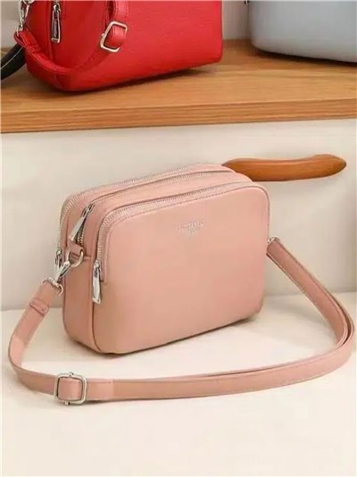 Bolso bandolera compacto doble cremallera 2