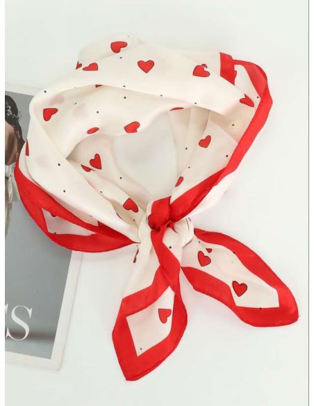 Pañuelo cuadrado corazones | HY-JY-90297 | B2B | Eshermosa