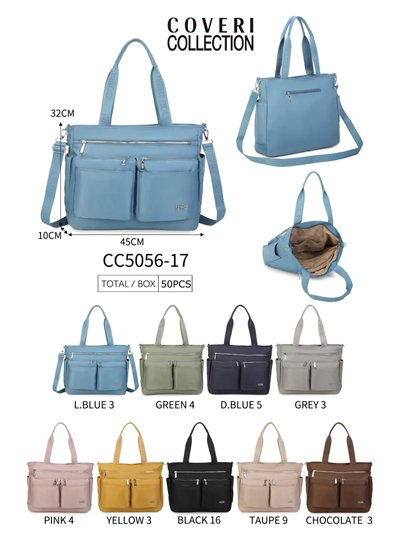 Bolsa de nylon com vários bolsos 2