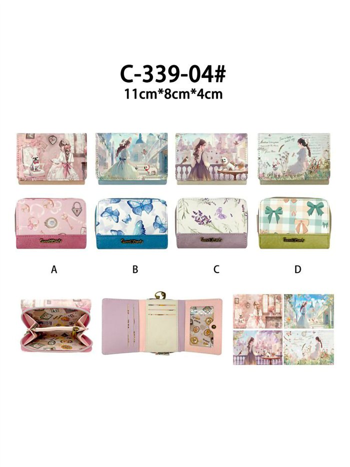 Monedero pequeño estampado