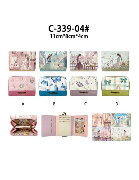 Monedero pequeño estampado