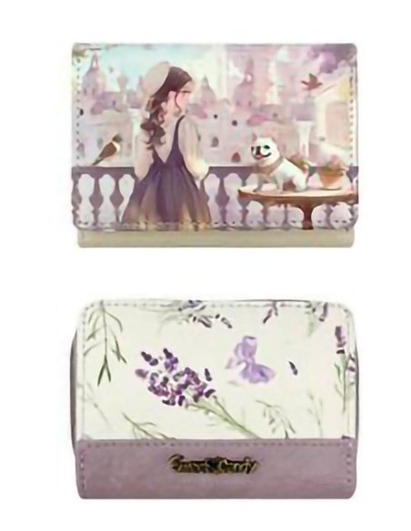 Monedero pequeño estampado