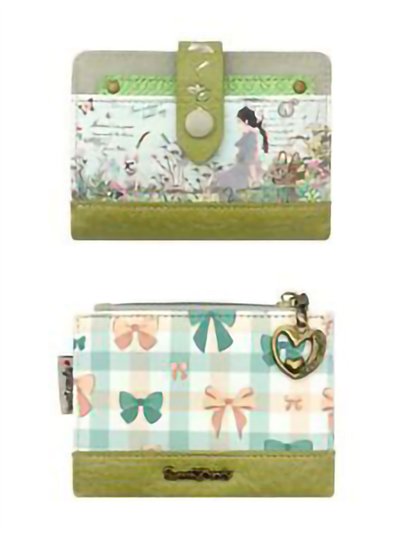 Porta carte stampato con portamonete integrato