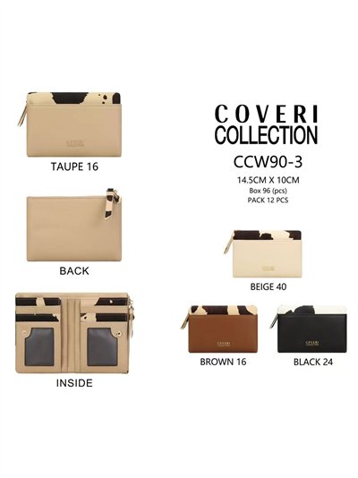 Carteira compacta com detalhes em estampa animal. 2