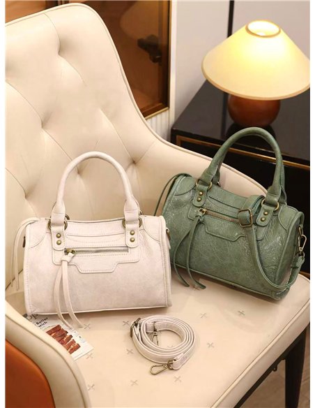 Bolso bowling pequeño con bandolera