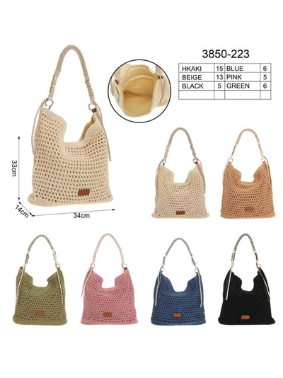 Bolso hobo de crochet boho 2