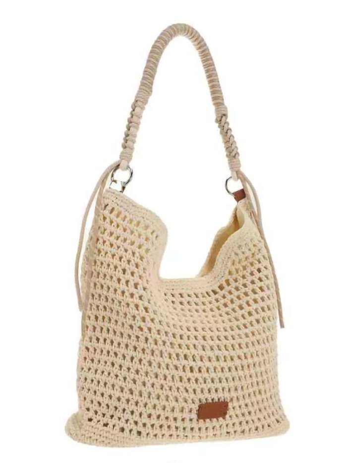 Bolso hobo de crochet boho