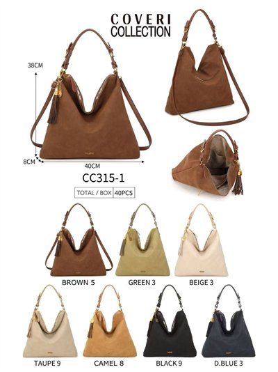 Weiche Hobo-Tasche mit Quaste 2