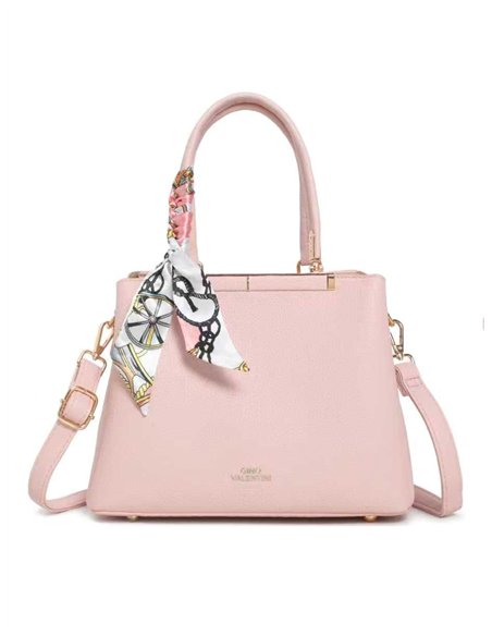 Bolso de mano elegante con pañuelo