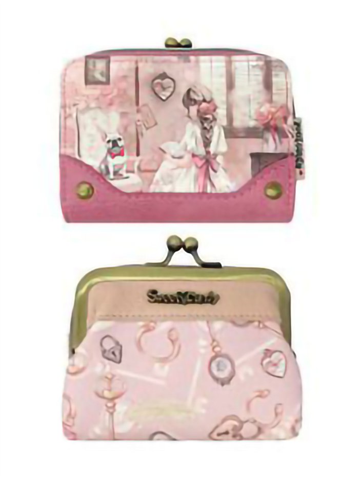 Monedero de boquilla estampado