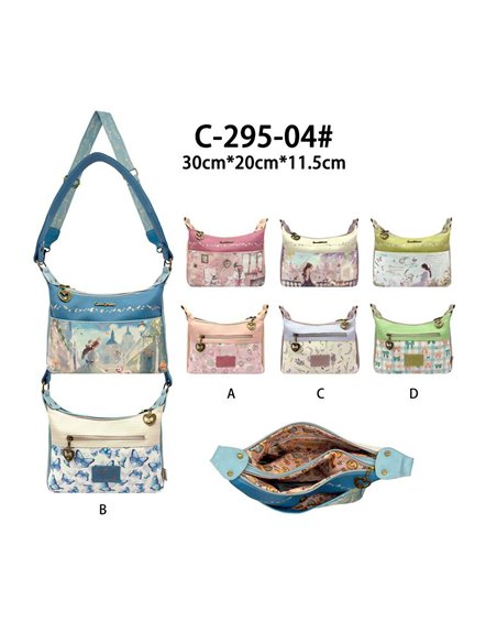 Bolsa hobo estampada