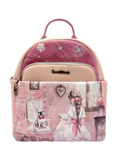 Rucksack mit Puppenmotiv