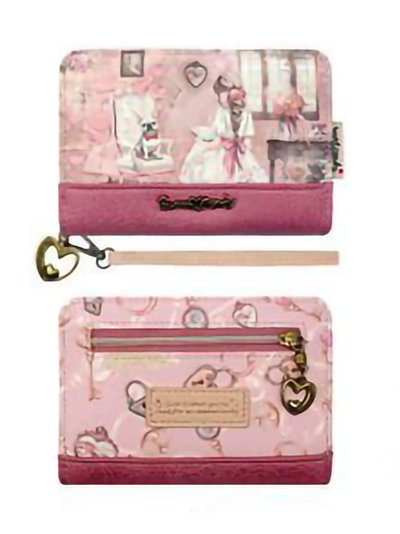 petit portefeuille imprimé