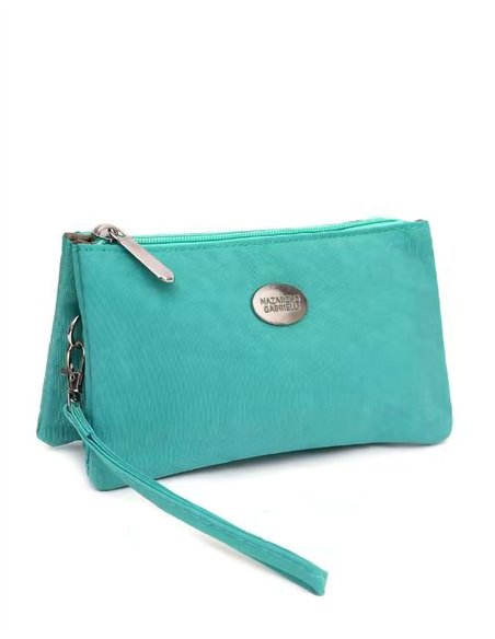 Monedero nylon triple compacto