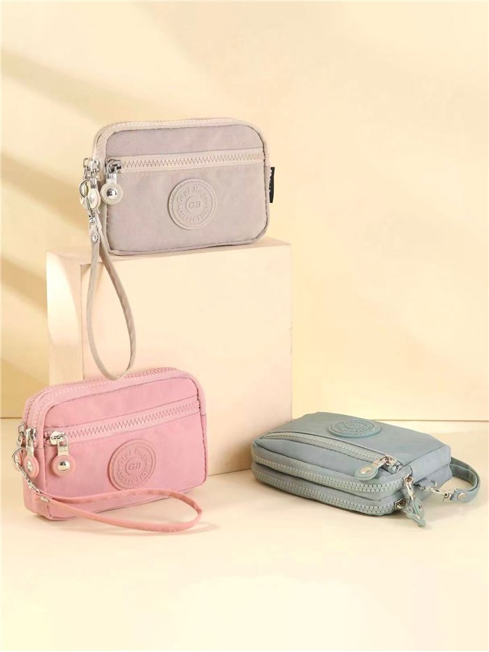 Monedero nylon compacto