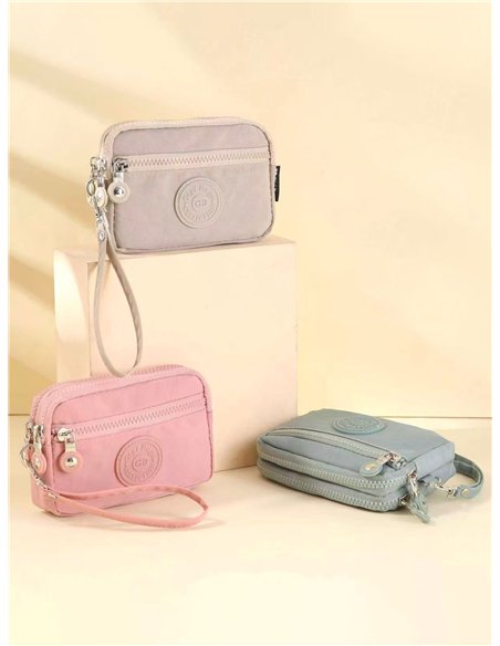 Monedero nylon compacto