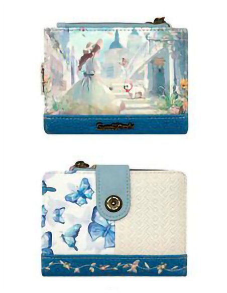 Compact print snap wallet