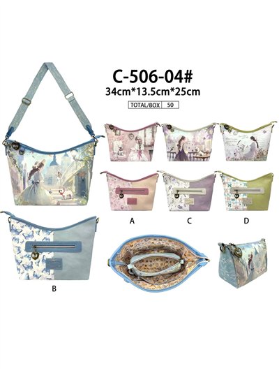 Printed slouch shoulder bag 2