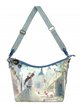 Printed slouch shoulder bag
