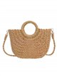 Sac à main en raphia avec anse ronde