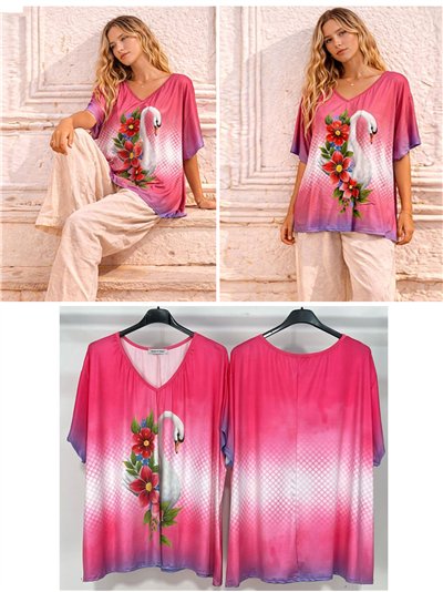 Oversized printed top 2