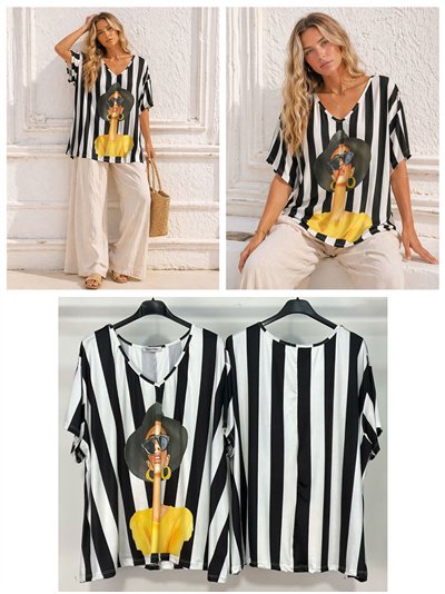 Oversized printed top 2