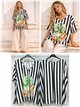 Oversized printed top