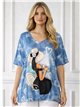T-shirt oversize stampata