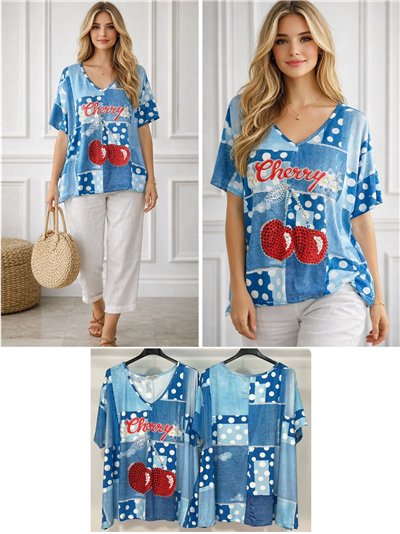 Oversized printed top 2