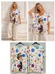 Oversized printed top
