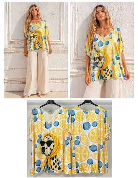 T-shirt imprimé oversize