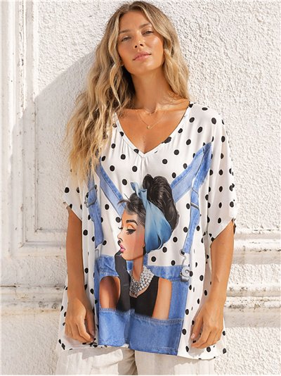 T-shirt imprimé oversize